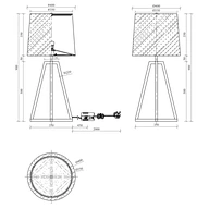 fabric floor lamps
